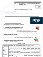 Mid Term Test 2 8TH Form 2022