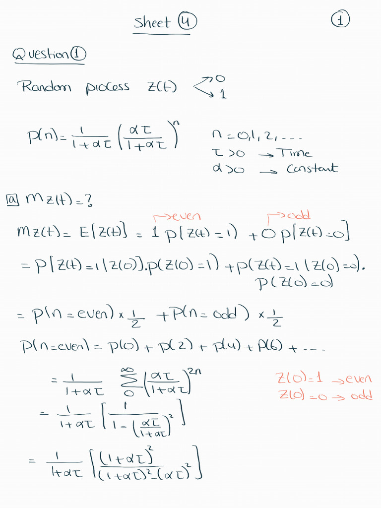 Sheet 4 Solution | PDF