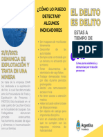 Folleto Brochure de Servicios Empresa Profesional Amarillo