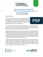 Ficha Técnica FSPCA-PCQI