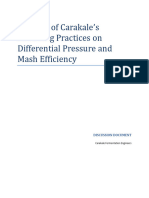 Analysis of Carakale Lautering Practices On Differential Pressure v1.2 14apr2020