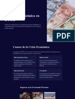 La Crisis Economica en El Peru