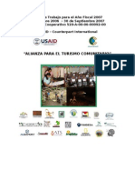 Plan de Trabajo Alianza para El Turismo Comunitario AF 07 Dic