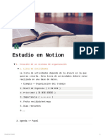 Estudio en Notion