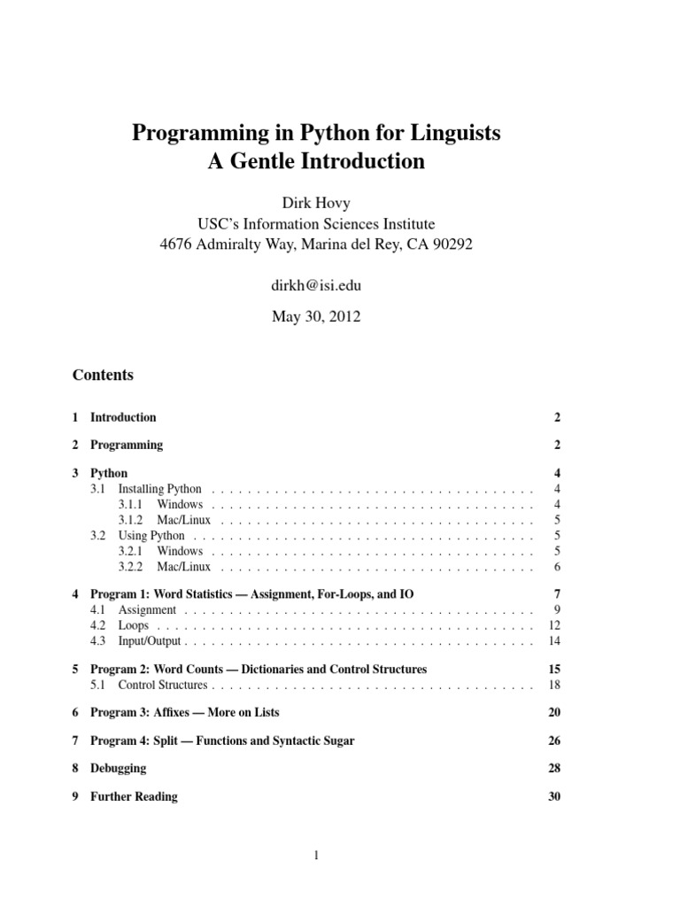 PFL Handout Python | PDF | Command Line Interface | Directory (Computing)