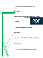 Informe Del Torno y Frezadora 2023 - Soto