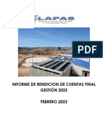 Informe Final Rendicion de Cuentas 2022