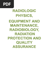RadTech Board Exam: Cluster 1 Review | PDF | X Ray | Radiography