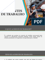 Acidentes de Trabalho.