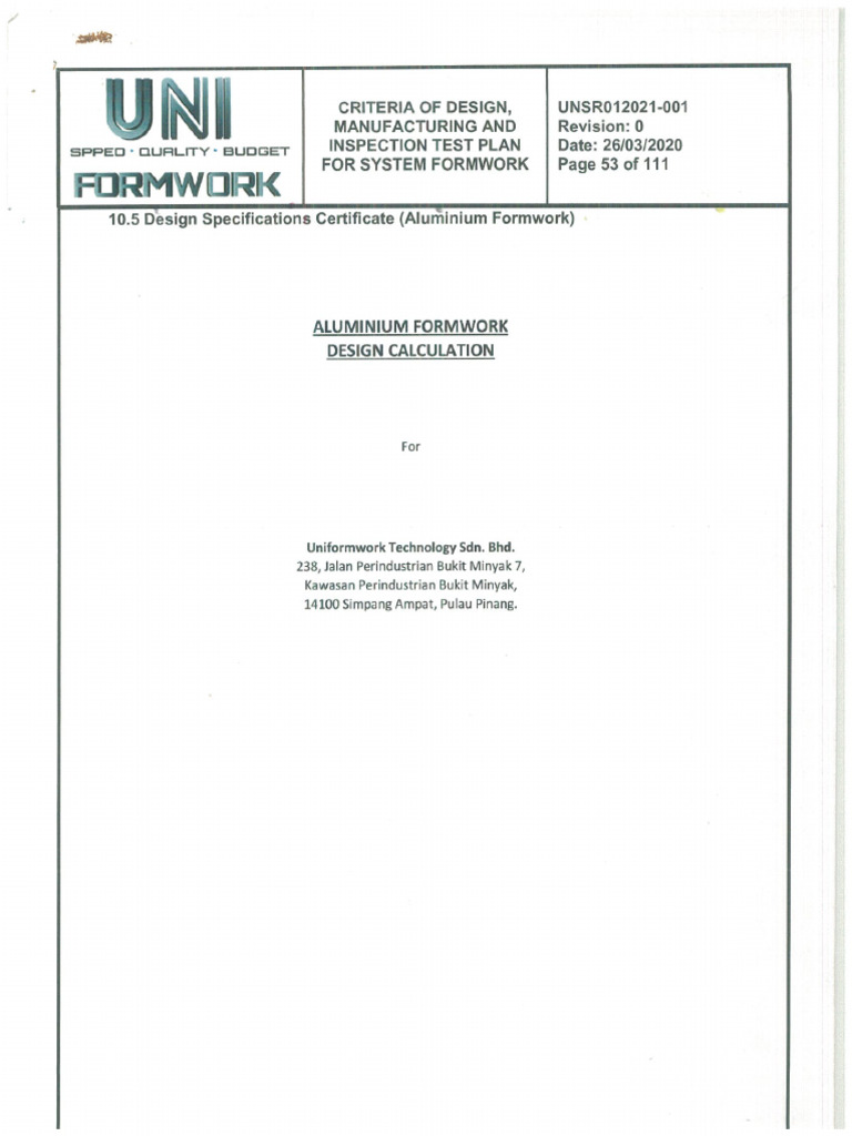 Formwork Calculation Pdf _ Formwork Calculation Panel Strut – POIZ