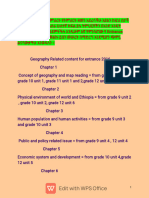 How To Link Geography From Grade 9 12 @entrance Tricks @ethioflame1