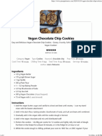 Vegan Chocolate Chip Cookies