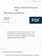 GROUP 5 How Fiscal Policy Shifts The IS Curve and Changes The ShortRun Equilibrium