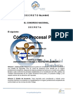 Codigo Procesal Penal (Reformas Dictamen de Peritos y Prision Preventiva) Junio y Octubre 2020)