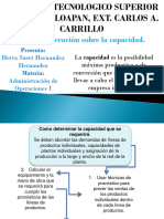 Adm. de Operaciones I U3 Herta Suset Hernandez Hernandez Planeación de La Capacidad