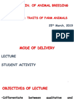Anim 314 Lecture 7 Seven - 2019
