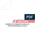 Installation & Configuration Guidance For H8 Parking Management Camera