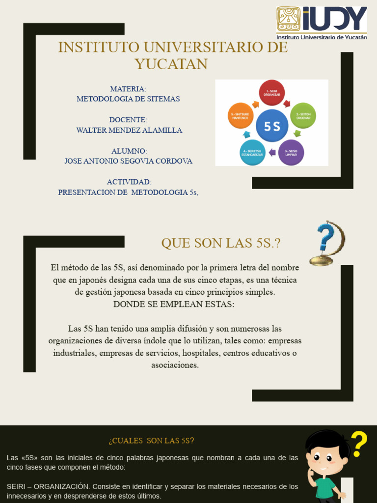 Presentacion 5s | PDF | Producción y fabricación | Business