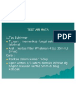 Test Air Mata