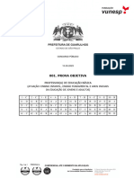 Prova Objetiva: Professor (A) de Educação Básica