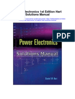 Power Electronics 1st Edition Hart Solutions Manual