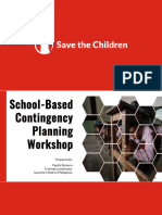 Contingency Planning Workshop School Based