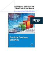 Practical Business Statistics 7th Edition Siegel Solutions Manual