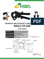 Ficha Tecnica Agra Tools TCR-500S1