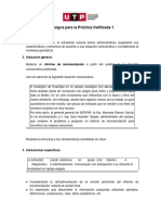 Consigna para La Práctica Calificada 1: 1. Logro A Evaluar