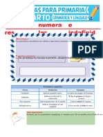 Los Pronombres Numerales e Indefinidos para Cuarto Grado de Primaria