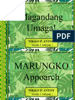 Aralin 1 Letter MM Marungko Appoarch by Nick Antoy