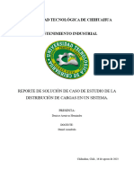 Reporte de Solución de Caso de Estudio de La Distribución de Cargas en Un Sistema.