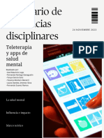 Tendencia de Teleterapias y Apps de Salud Mental