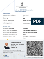 Vaccination Certificate Dose 2 - Ishwar