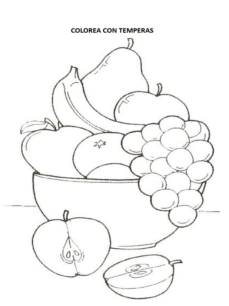 Colorea Con Temperas | PDF