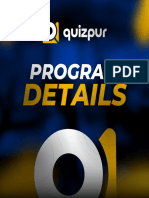 QuizPur's Program Details