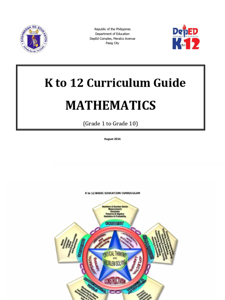 K12 Mathematics Basic Education Curriculum (Intermediate) PDF