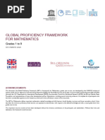 Math Global Proficiency Framework Math