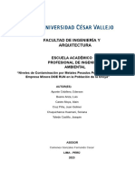 Copia de Copia de TRABAJO DE INVESTIGACIÓN - Contaminación de Metales Pesados Por Relaves de Agua en La Oroya