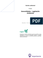 U1 - S1 - Generalidades - Legislación Ambiental