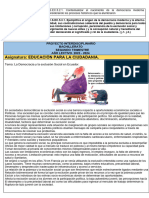 E. para La Ciudadania Proyecto de Los 2dos y 1eros 2do Trimestre