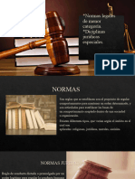 Normas Legales de Menor Categoría - Diciplinas Jurídicas Especiales.
