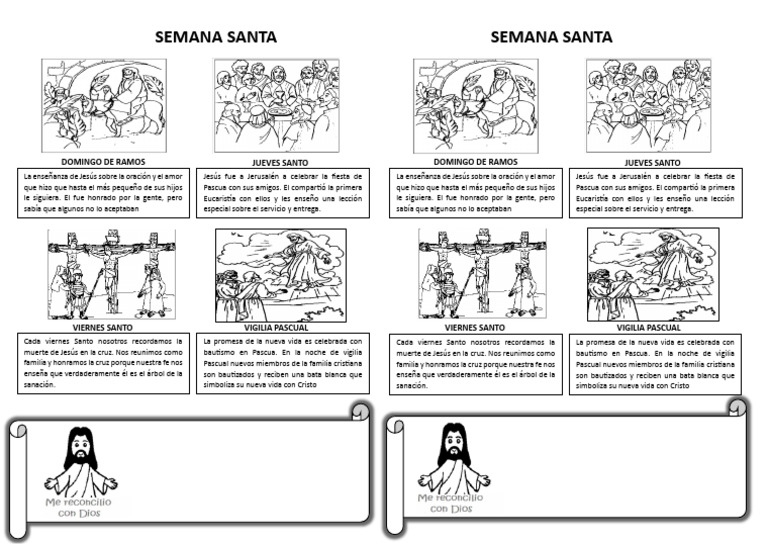 Enseñanzas y Celebraciones de Semana Santa | PDF