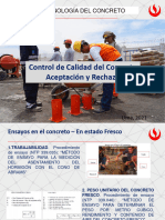 Control de Calidad Del Concreto - Aceptación y Rechazo