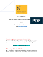 Guía de Caso Examen Final Derecho Constitucional Peruano y DDHH 2023-1