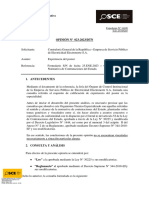 Opinión 023-2023 - Electronorte S.A. - Contraloria - Oci - Experiencia Postor PDF