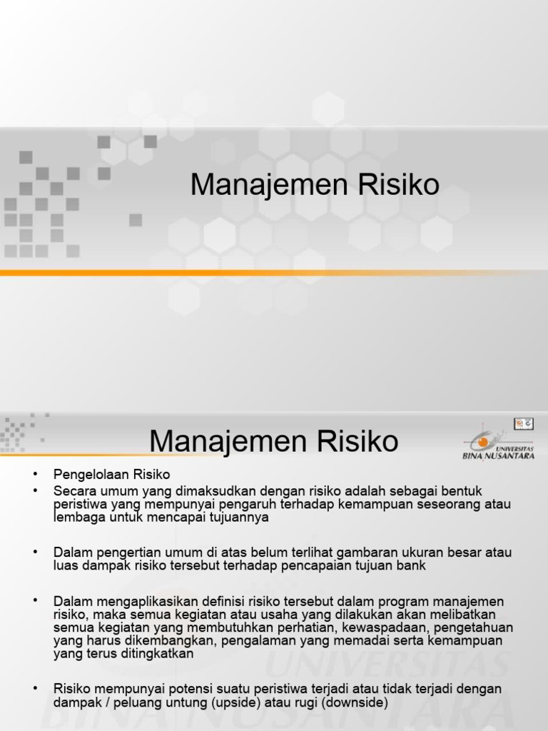 tips manajemen risiko institusi untuk bisnis sukses