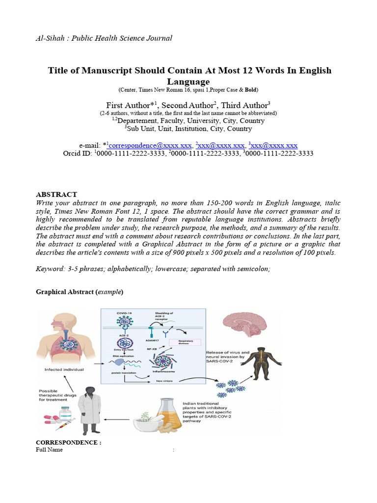 TEMPLATE in ENGLISH | PDF