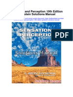 Sensation and Perception 10th Edition Goldstein Solutions Manual