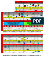 HORÁRIO DE PROVAS BIMESTRAIS 3º BIMESTRE (PARTE I e III) - 2023